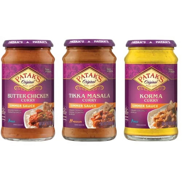 Patak's Simmer Sauce Tikka Masala Curry (Medium, 15 Oz., Pack of 6) main image 0
