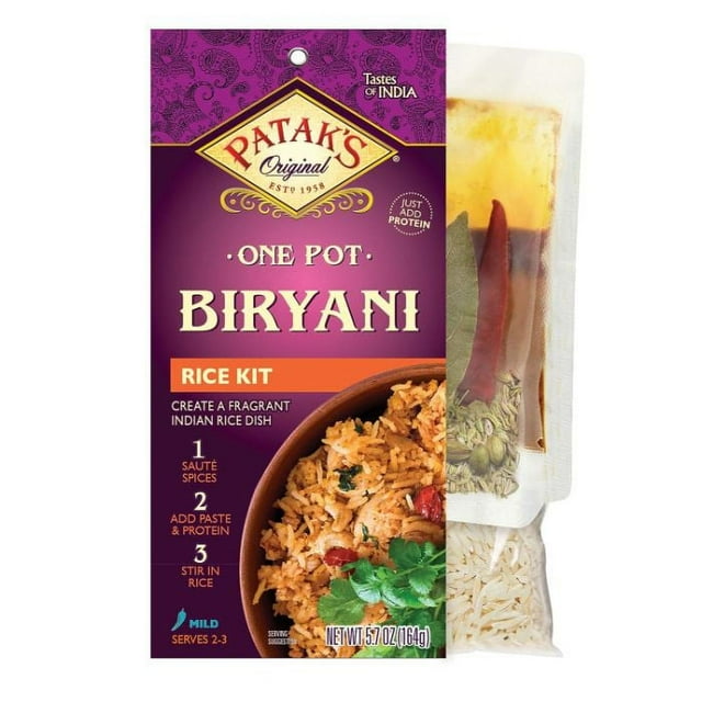 PATAKS RICE KIT BIRYANI 5.7 OZ - Pack of 4 - Walmart.com