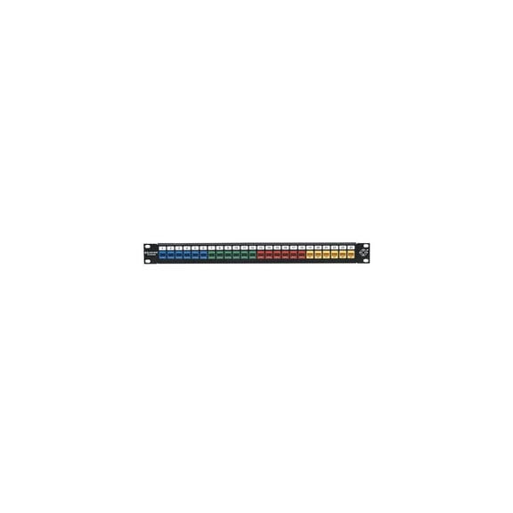 PATCH PANEL MULTIMEDIA 1U 24PT