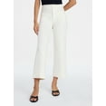 thumbnail image 1 of Time and Tru Women's Patch Pocket Ponte Knit Pants, 28" Inseam, Sizes 0-20, 1 of 6