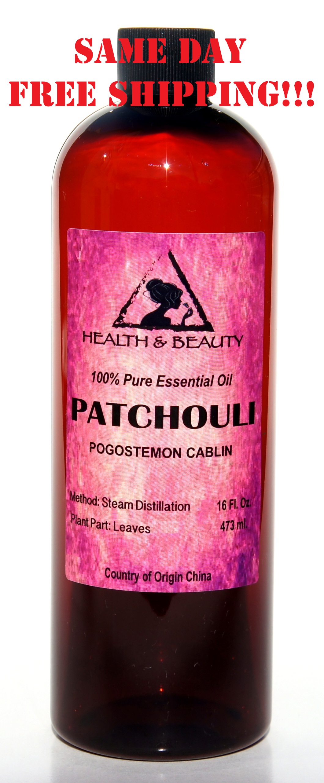 PATCHOULI ESSENTIAL OIL AROMATHERAPY NATURAL 100% PURE 16 OZ