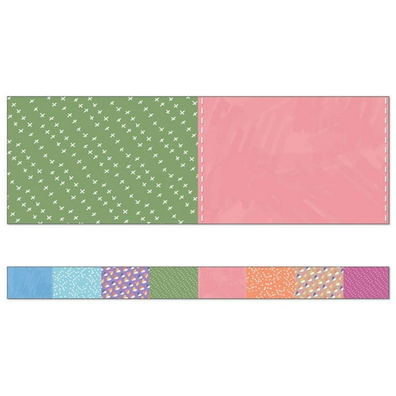 PATCHWORK STRAIGHT BORDER