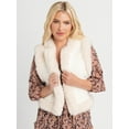 thumbnail image 1 of Jessica Simpson Women's Patchwork Faux Fur Vest, Sizes XS-XXL, 1 of 7