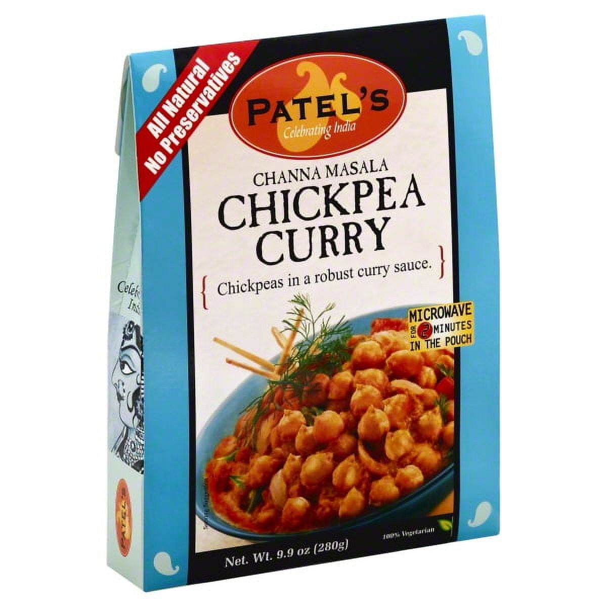 PATEL, MIX SCE RICE CHCKPEA CURRY TMO, 9.9 OZ, (Pack of 10)