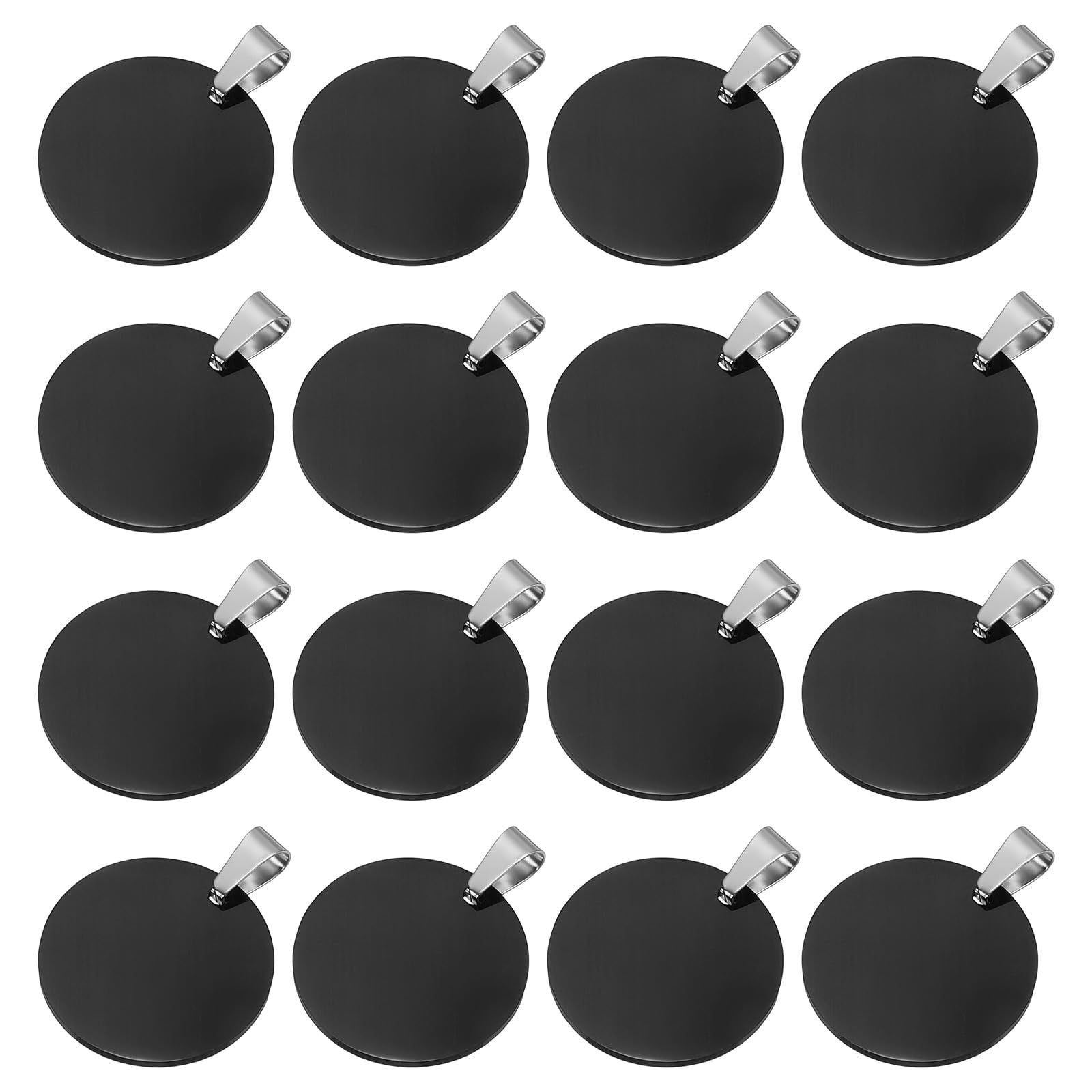 16 Pcs PU Leather Keychain Blanks – Sublimation Ready, 72x24mm, With Metal Rings For DIY Tags & Crafts