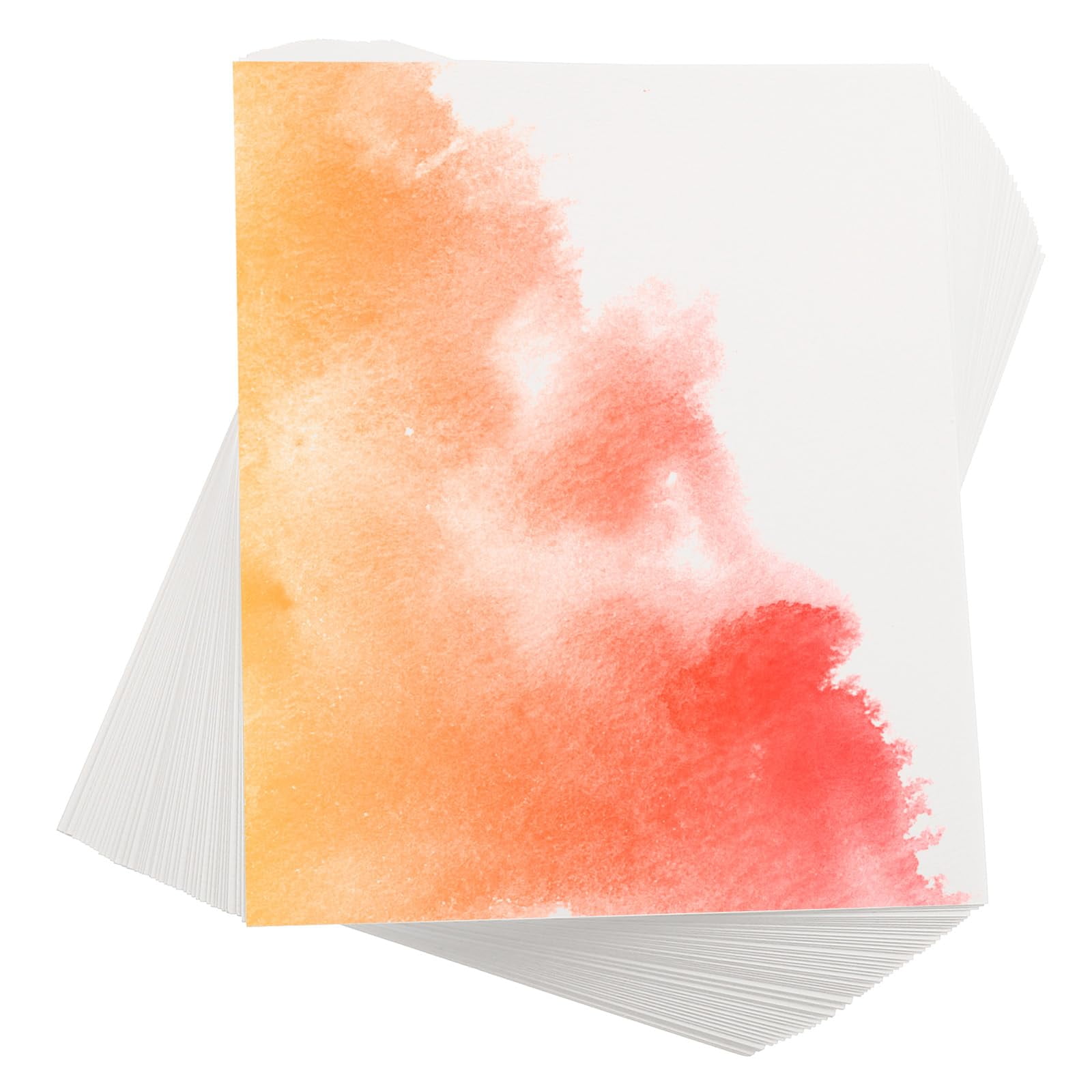 PATIKIL 40 Sets Carta Per Acquerello In Cotone 140lb/300 GSM Con Buste, Cartoline per Dipinti E Disegni per Ringraziamento Creativi e Natalizie Fai-da-Te, 4x6(Rosso-Angolo Retto