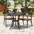 PATIOIN Cast Aluminum Outdoor Bistro Sets with Outdoor Table and
