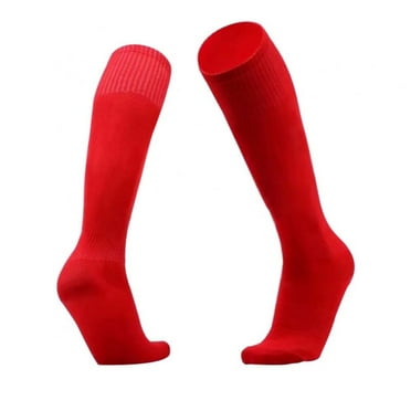 PATIO PEACE Flexibility Breathability Comfortable Sports Socks Solid Color Football Socks Long Tube Sports Socks
