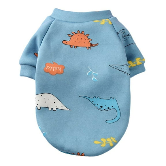 PATIO_PEACE_INC Pet Dog Costume Cute Animal Printed Pet Coat Cotton Soft Pullover Dog Shirt Jacket Sweatshirt