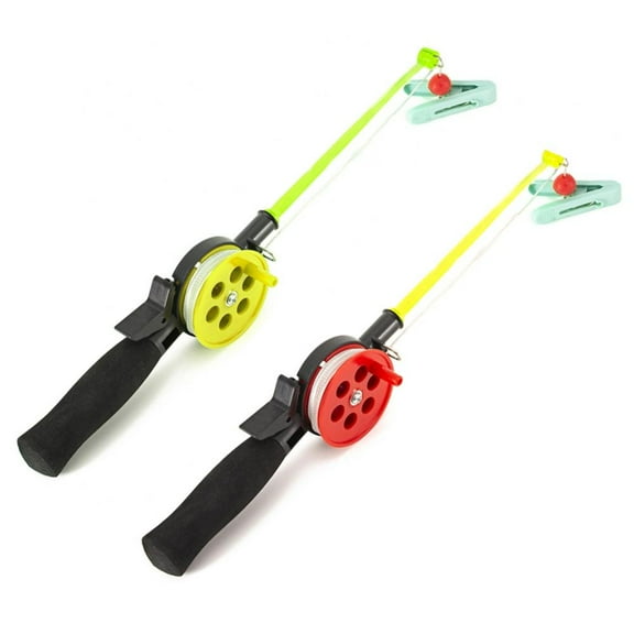 PATIO PEACE Ultralight Mini Children Fishing Rod Portable Crab Rod Fishing Rod for Kids Random Color