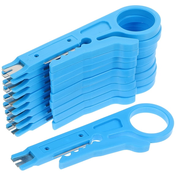 PATKAW 10pcs Mini Wire Strippers Network Wire Strippers Punch Down Cutters Cable Wire Strippers for rj45/cat5/cat-6 Cable
