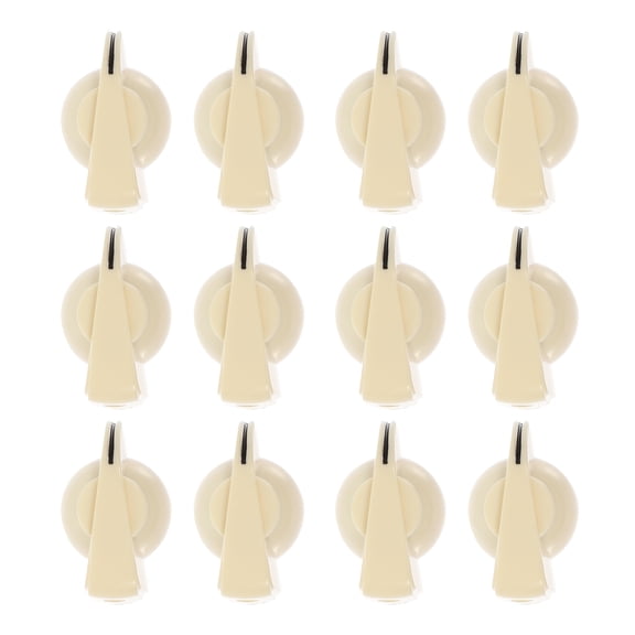 PATKAW 12pcs Plastic Volume Tone Control Plastic Knob Potentiometer Instrument Parts