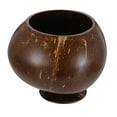 PATKAW 1Pc Coconut Shell Wine Cup Beverage Juice Cup Dessert Bowl Cup