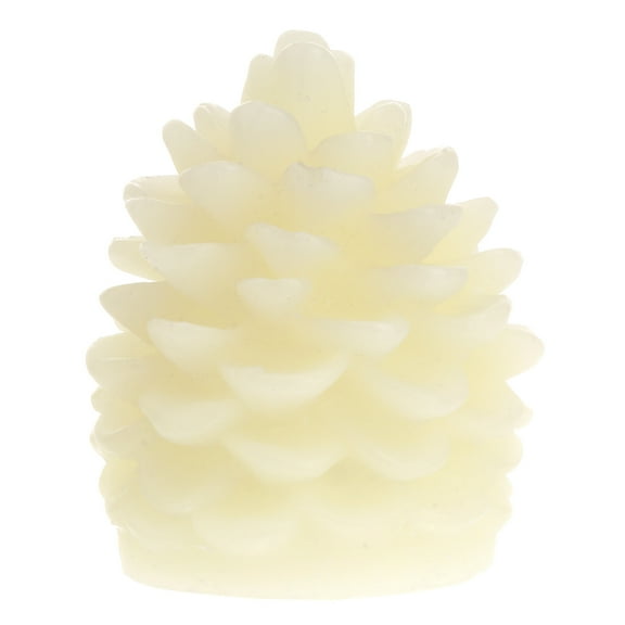 PATKAW 2 Pcs LED Electronic Flameless Candle Pine Cone Shaped Night Lamp Romantic Paraffin Light Party Decor
