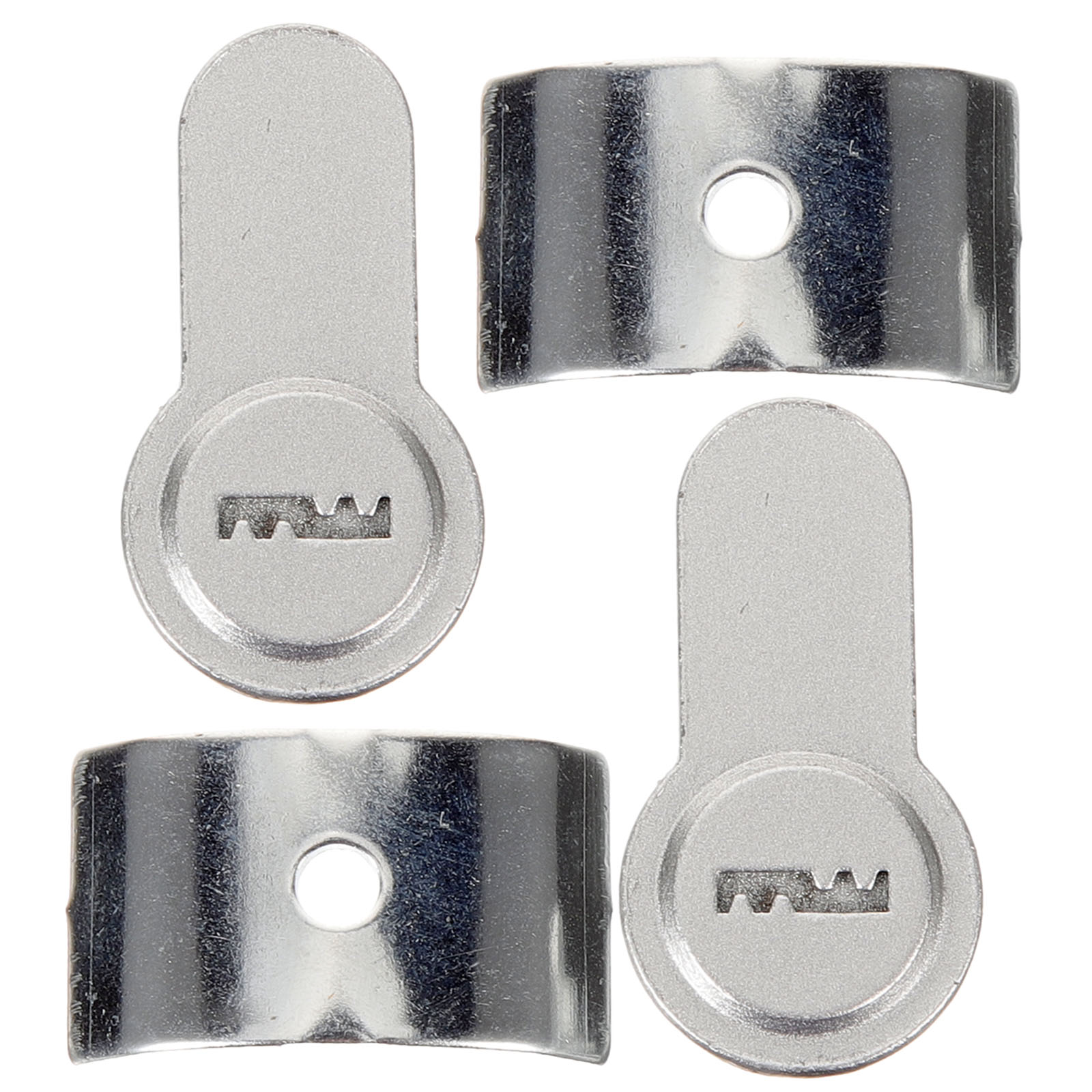 PATKAW 2 Sets Indoor False Lock Plate Replacement Faux Hasp Lock For