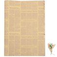 PATKAW 40 Sheets Flower Wrapping Paper Newspaper Packing Paper Floral