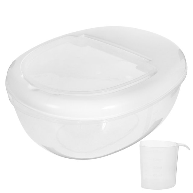 PATKAW Rice Bucket Rice Dispenser Food Flour Storage Bin with Lid Large