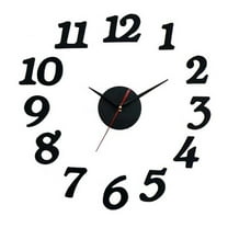 PATKAW Simple Hanging Clock Decorative Wall Clock with Silent Movement for Home Living Room