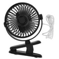 PATKAW USB Clip on Fan Portable Small Fan Table Edge Clip on Fan