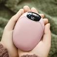 thumbnail image 1 of PATLOLAV 2 in 1 Hand Warmers, Rechargeable Hand Warmers Electric Hand warmer with LED Display, Warmth 3 Levels Heat ,Portable Reusable Pocket heater for Raynauds,Hunting,Camping,Golf, 1 of 5