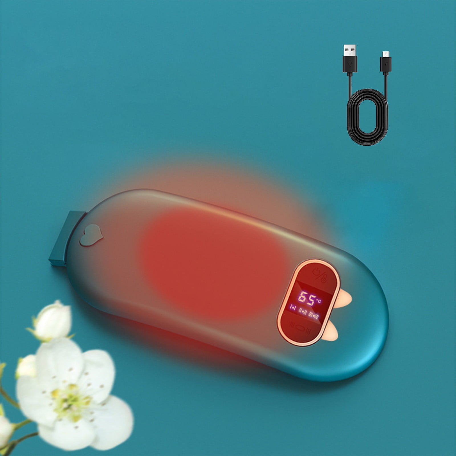 PATLOLAV Heating Pad for Period Cramps,Portable Cordless Heating Pad