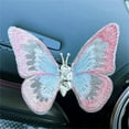 thumbnail image 1 of PATLOLLAV 1 Pcs Butterfly Air Aromatherapy Clips Car Accessories, Embroidery Butterfly Car Vent Clip, Embroidery Butterfly Decoration with Dancing Wings, Car Interior Accessories Car Vent Ornament, 1 of 3