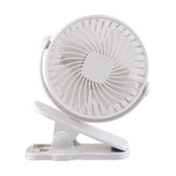 PATLOLLAV 1 Pcs Clip on Fan, Small Portable Fan with 3 Speeds, 360° Adjustable, Small USB Powered Fan, Mini Personal Fan for Home Office Desktop