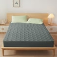 thumbnail image 1 of PATLOLLAV 1 Pcs Fitted Sheet Mattress Protector, Super Soft Microfiber Breathable Mattress Protector with 11.8 Inch Deep Pocket, Queen Size, 1 of 6