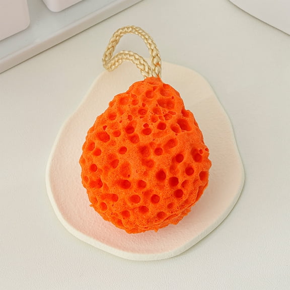 PATLOLLAV 1 Pcs Honeycomb Bath Sponge Eco-Friendly Super Soft Shower Sponge with Quick Foaming, Multi-Color Bath & Kitchen Cleaning Tool for Home, Hotel, Spa Essentials