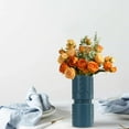 thumbnail image 1 of PATLOLLAV 1 Pcs Plastic Vase, Imitation Ceramic Vase, Unbreakable Centerpieces Flower Arrangement Decorative Vase for Table Entryway Shelf TV Cabinet Living Room Bedroom Kitchen Office Decor, 1 of 6