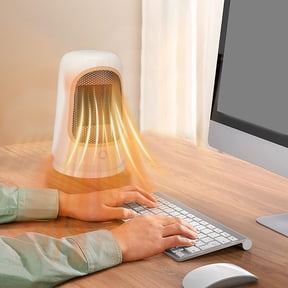 PATLOLLAV 1 Pcs Portable Space Heater Vertical Space Heater with Fast Heating - Overheat & Tip-Over Protection for Home Office Use Compact Energy Efficient Personal Heater
