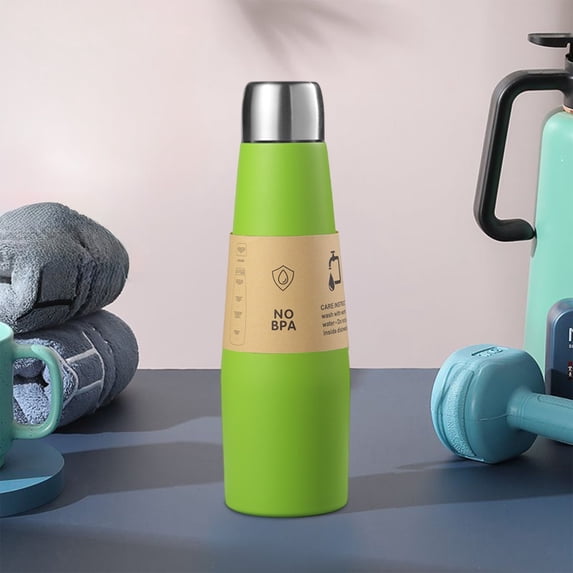 PATLOLLAV 18oz Insulated Water Bottle, Portable BPA Free Leakproof 304 Stainless Steel Sport Thermo, Mug, Flask, Reusable Water Bottle for Sports, Travel, Daily Use