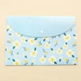thumbnail image 1 of PATLOLLAV 1Pcs Floral Plastic Document Folder Plastic Envelopes Poly Envelopes, Document Folders File Folders US Letter A4 Size File Envelopes with Label Pocket, 1 of 3