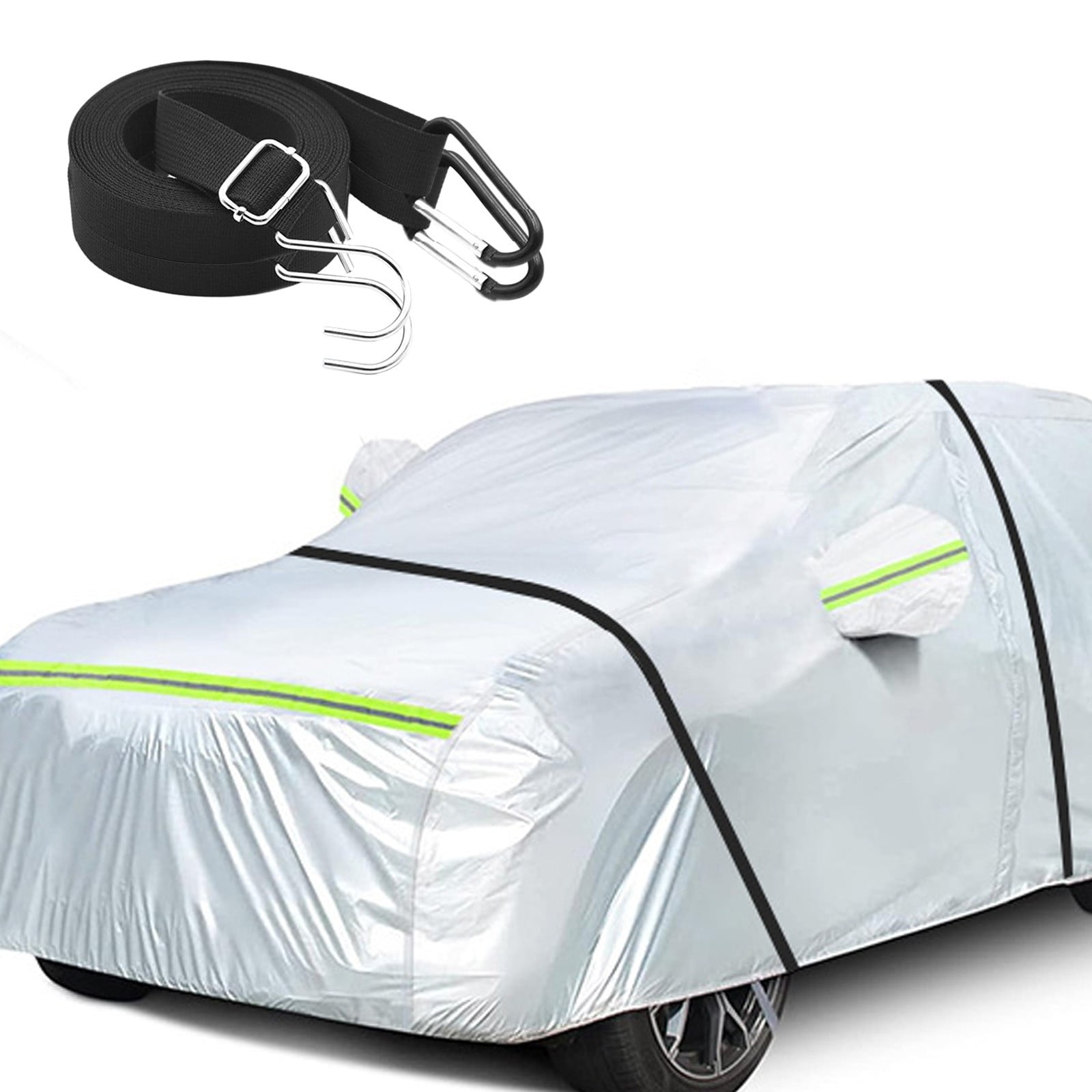Car Guard Ropes PATLOLLAV 2 Pcs Car Cover Straps Adjustable Windproof Car Cover Straps ...