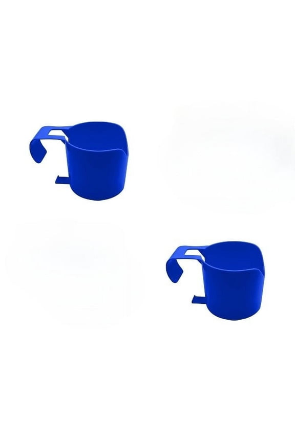 2 Pcs Poolside Cup Holders for Above Ground Pools, Plastic Pool Drink Holders No Spill Drink Cup Holder Pool Phone Holder for 2 Inch or Less Poolside Round Top Bar