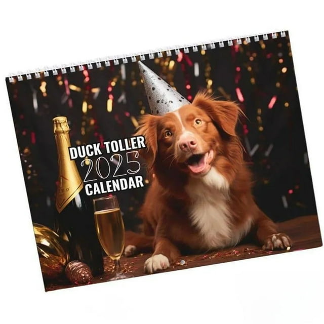 PATLOLLAV 2025 Wall Mounted Calendar,Personalized Pet Photo Calendar