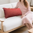 thumbnail image 1 of PATLOLLAV 23.6 Inch Soft Plush Velvet Body Pillow - Side Sleeper Support Cushion for Leg Wedge, Dorm Beds & Sofa Lounging, 1 of 7