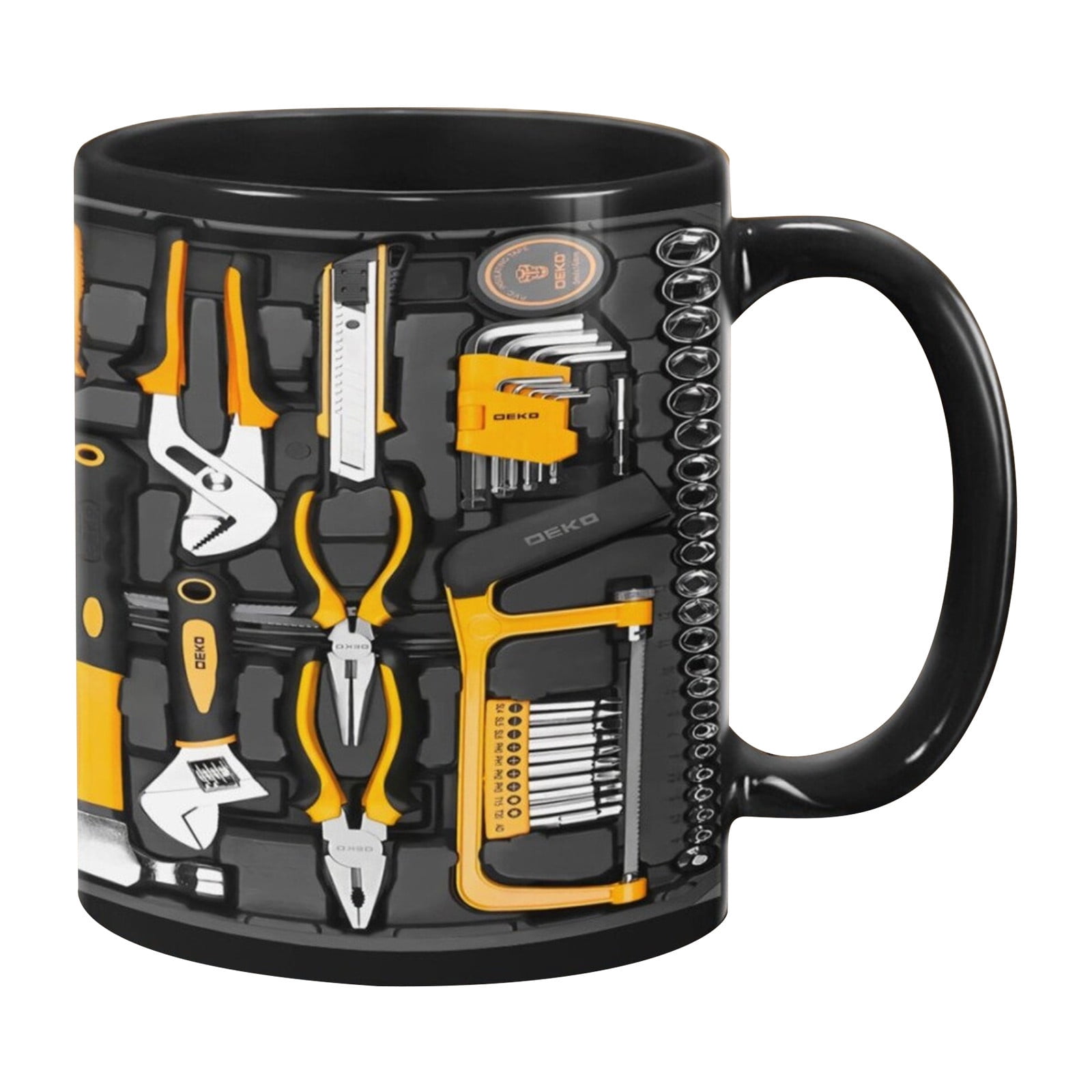 PATLOLLAV 3D Mechanic Toolbox Mug Gifts for Men ,Unique Birthday