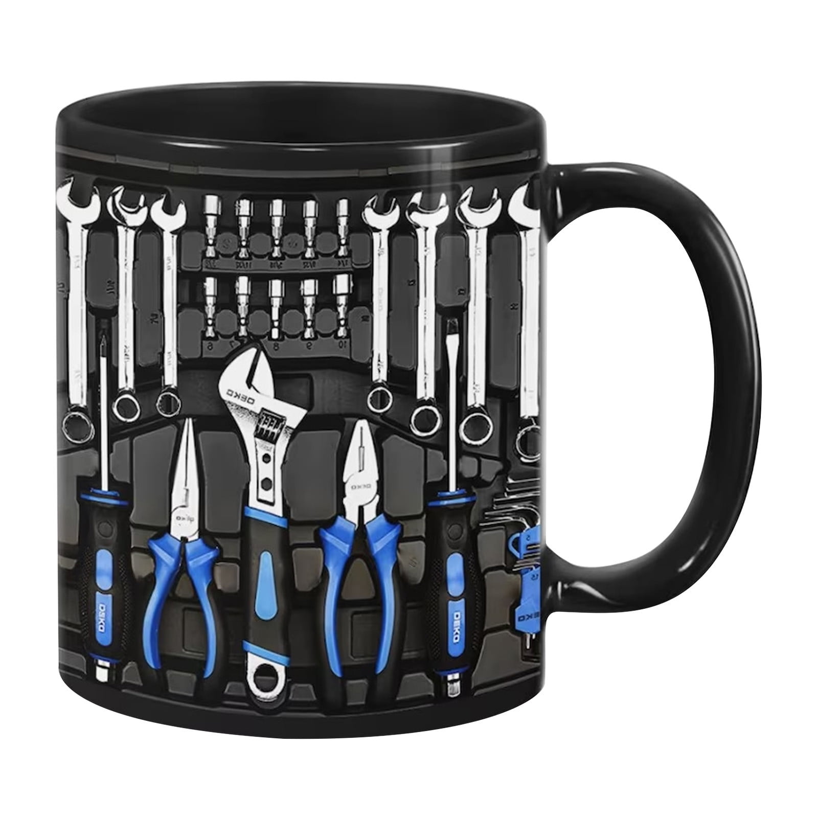 PATLOLLAV 3D Mechanic Toolbox Mug Gifts for Men ,Unique Birthday