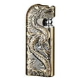 thumbnail image 1 of PATLOLLAV 3D Relief Dragon Dual Flame Lighter with Adjustment Flame Tool, Creative Windproof Design Jet Flame Torch Lighter, Refillable Butane Lighter Gift Lighter for Father,Men,Lover, 1 of 1