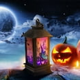 thumbnail image 1 of PATLOLLAV 3pcs Halloween Snow Globe Lantern,Halloween Decoration Battery Operated LED Lighted Halloween Lantern with Flying Ghosts and Pumpkin for Halloween Party Haunted House Home Decor, 1 of 3
