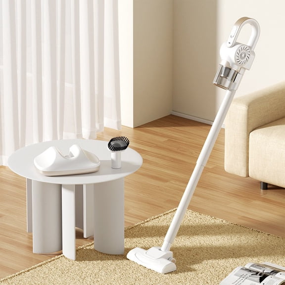 PATLOLLAV 4-in-1 Handheld Vacuum Cleaner with Floor Brush Connecting Pipe,Mite Removal Instrument,Large-Capacity Cordless Vacuum Cleaner,Household Vacuum for Home Hard Floor & Pet Hair