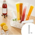 thumbnail image 1 of PATLOLLAV 50pcs Disposable Popsicle Mold Bags – Clear Plastic, Leakproof, Freezer Safe, with Reusable Funnel for Homemade Ice Pops, 1 of 6