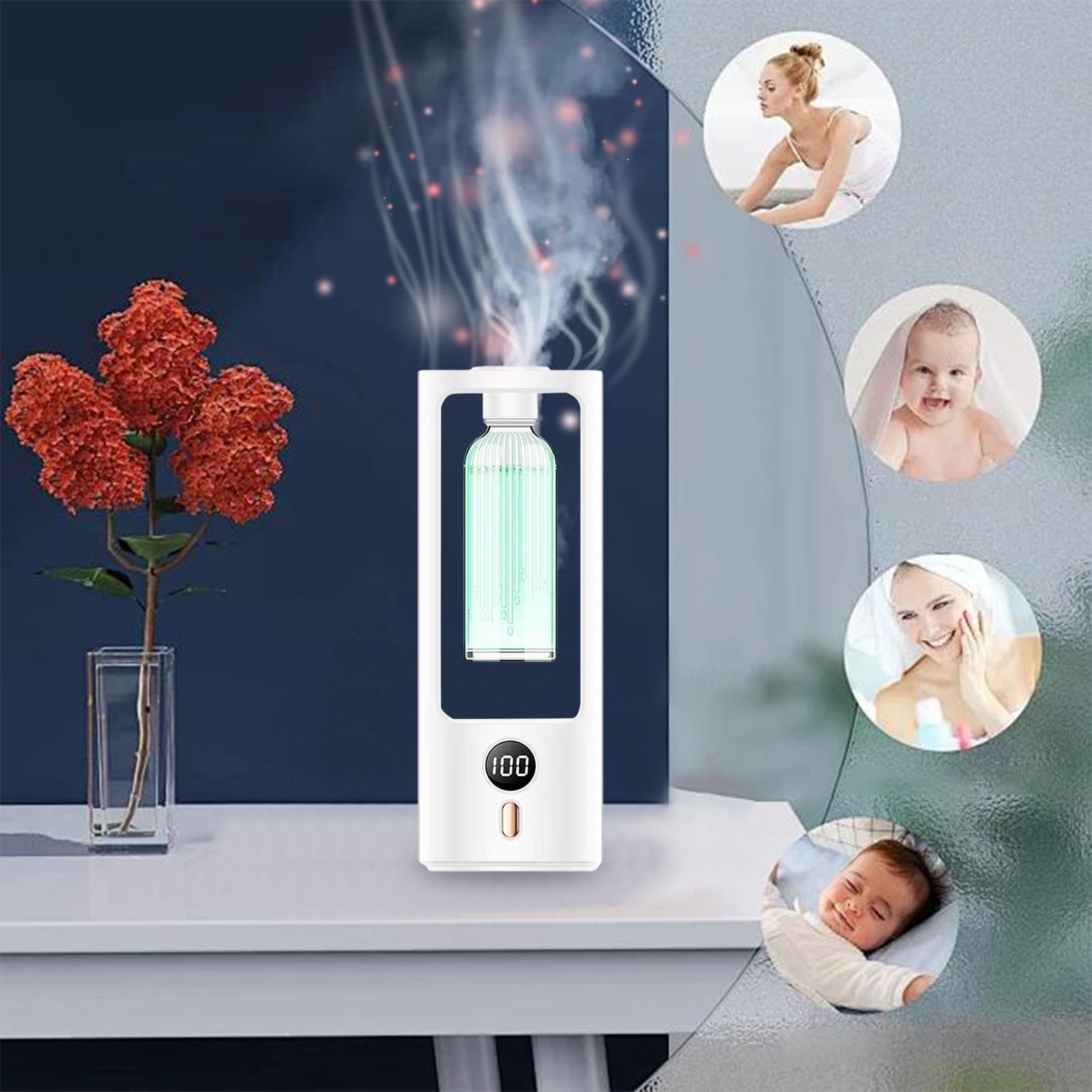 PATLOLLAV 6 Speed Adjusted Commercial Smell Machine Oil Diffuser with ...