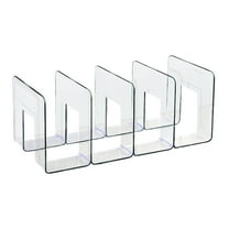 PATLOLLAV Acrylic Book Stand Reading Stand Desktop Fixed Book Clip Book Storage Artifact Storage Rack