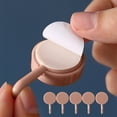 thumbnail image 1 of PATLOLLAV Adhesive Hooks Plastic Hooks Self-Adhesive Wall Hook for Key Hat Coat, No Drill Stick on Bathroom Towel Hooks, Shower Kitchen Door Home Outdoor, 5Pcs, 1 of 6