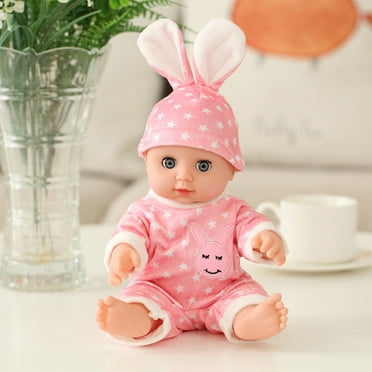 PATLOLLAV Baby Doll,Children Simulate Soft Glue Doll,Cute 12 Inch Artificial Plastic Doll,Soft Multifunctional Doll,Best Suitable Gift for Xmas Halloween Birthday