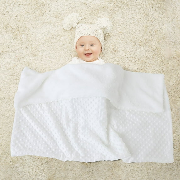 PATLOLLAV Baby Muslin Bath Towels Cotton Soft Infant Towels Large Swaddle Receiving Blankets,28.7x 35.4 Inch for Newborn Toddlers Boys Girls,Kids Supplies,White
