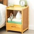 thumbnail image 1 of PATLOLLAV Bedroom Nightstand Lights Premiums Feeling Small Household Ultras Narrow Bedside Cabinet Bedside Organizer Sideboard Household, 1 of 6