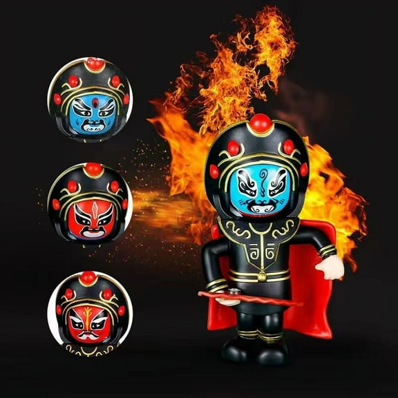 PATLOLLAV Beijing Opera Doll,Statue Sichuan Opera Face Doll Figures Traditional Chinese Peking Opera Doll Face Changing Doll Handicraft Figurine Mascots Souvenir for Home Office Hotel